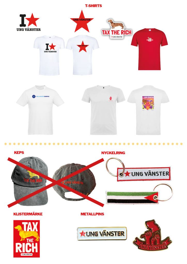 beställningslista Ung Vänsters webb butik 2609092